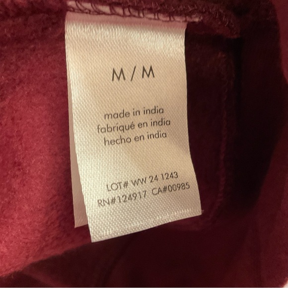 Weworewhat Crewneck Sweatshirt - NWT - Size Medium - Maroon - Picture 8 of 10